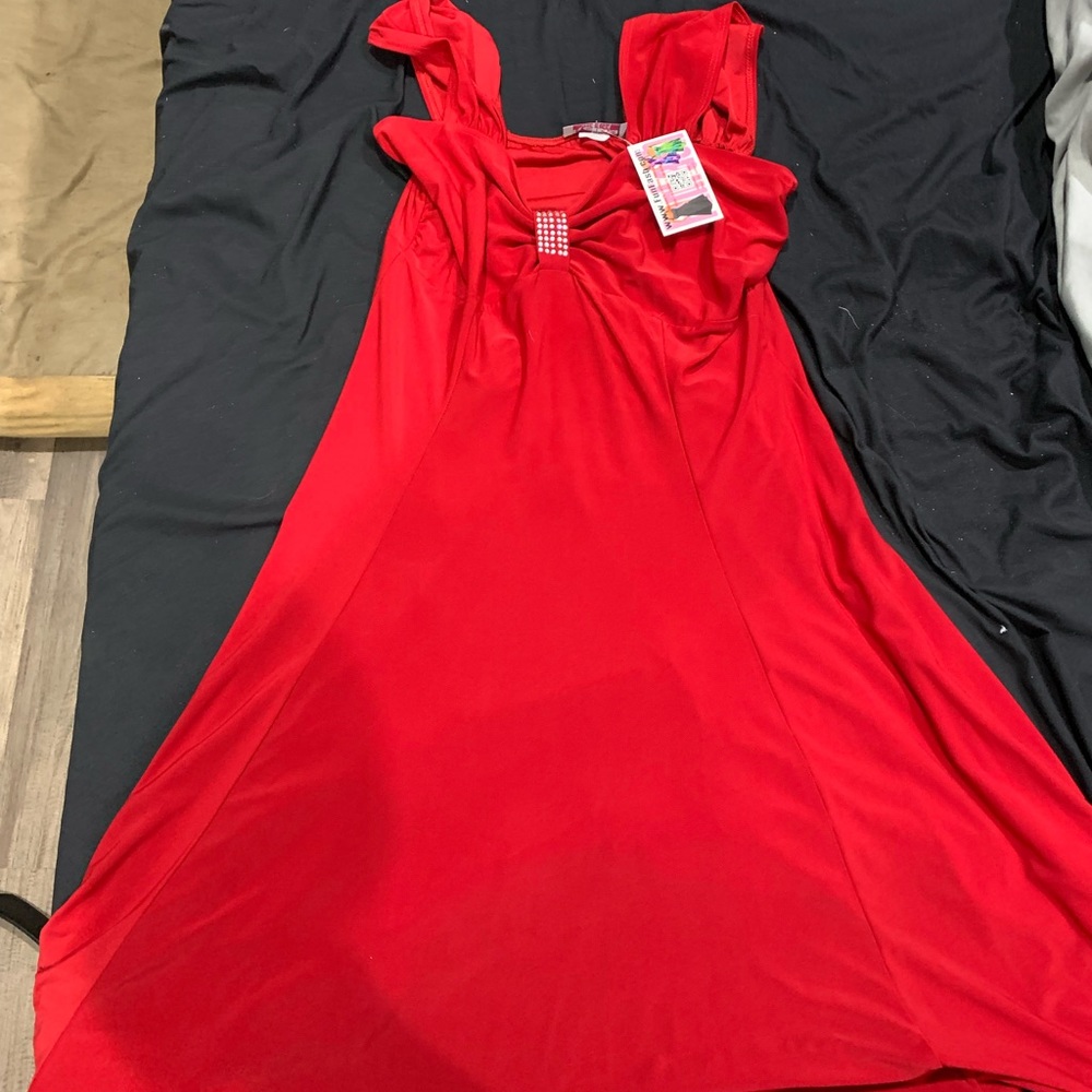 Red dress